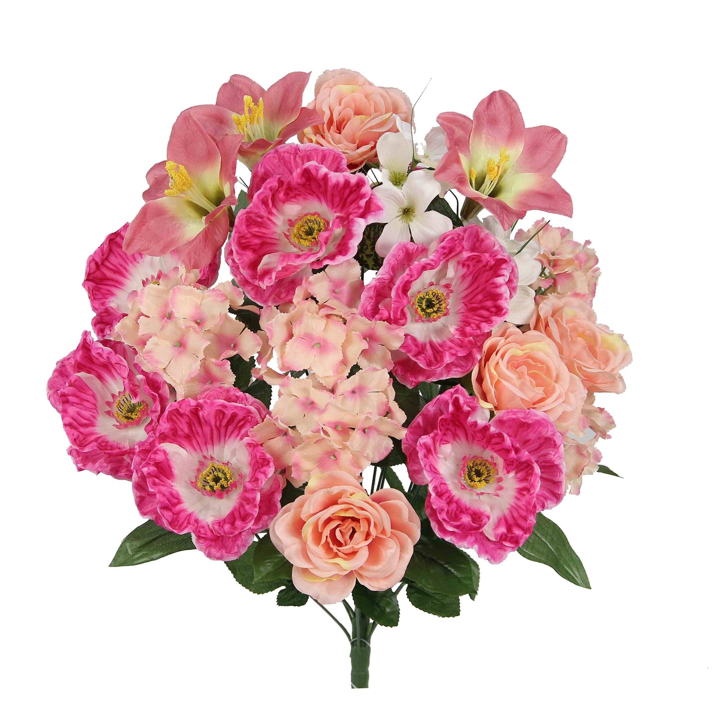 Mixed Floral Arrangement 24 Stems Home Office/Wedding/Restaurant Decoration Arrangement