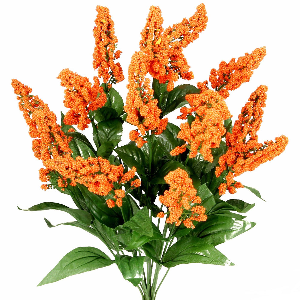 14 Stem Artificial Heather Fillers Spring Summer Faux Flower