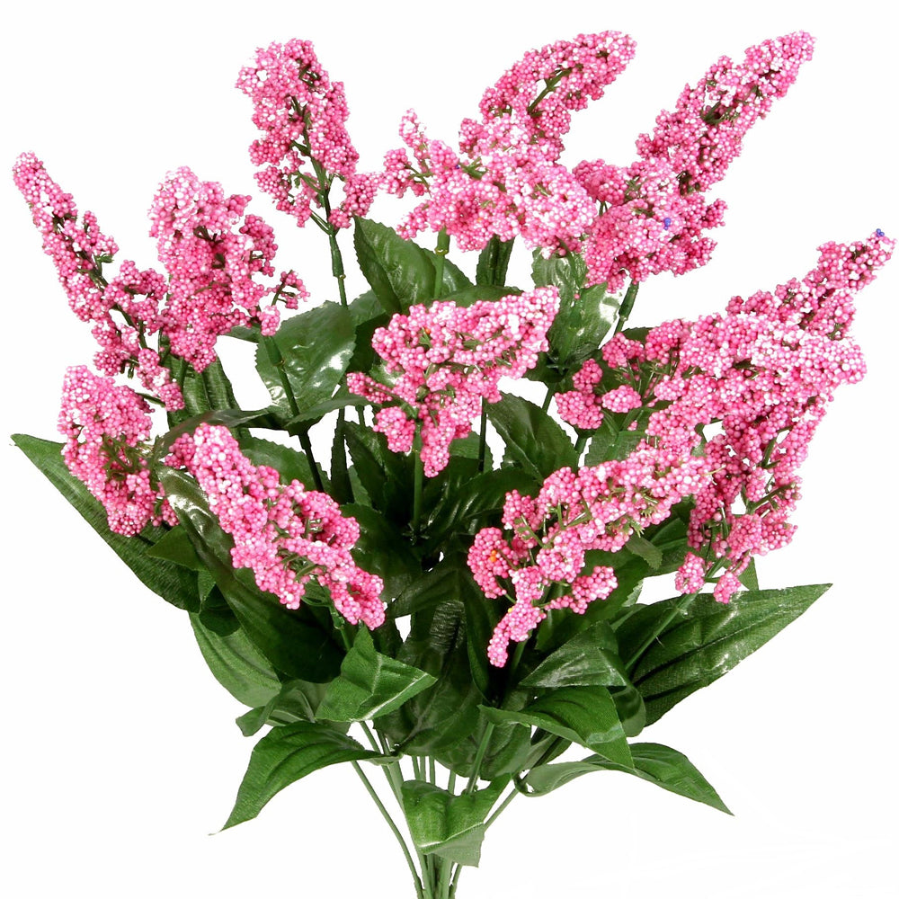 14 Stem Artificial Heather Fillers Spring Summer Faux Flower