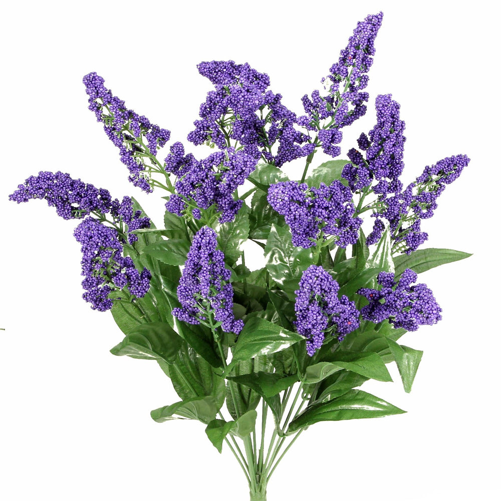 14 Stem Artificial Heather Fillers Spring Summer Faux Flower