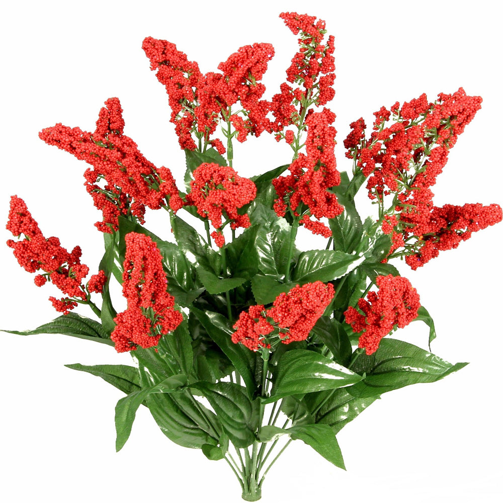 14 Stem Artificial Heather Fillers Spring Summer Faux Flower