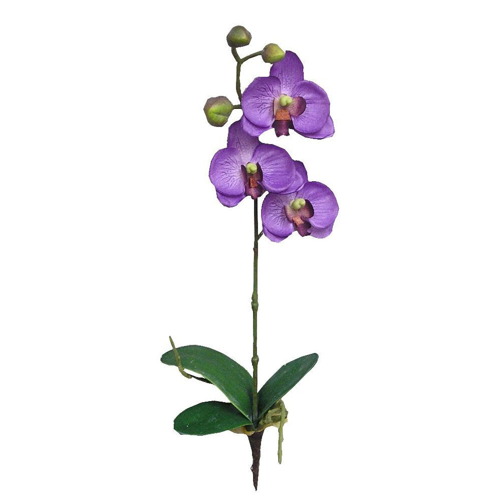GPL952-DK.YW - 14"H Artificial Mini Orchid Yellow