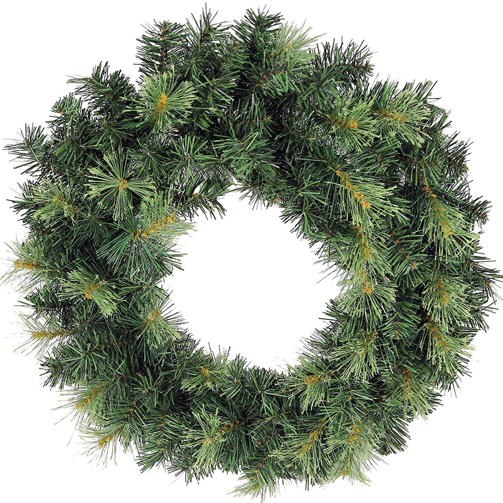 24" Faux Christmas 130 Tips Mixed Pine Holiday Winter