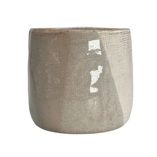 6 inch Ceramic Flower Planter Pot - ABN5E197-GRN