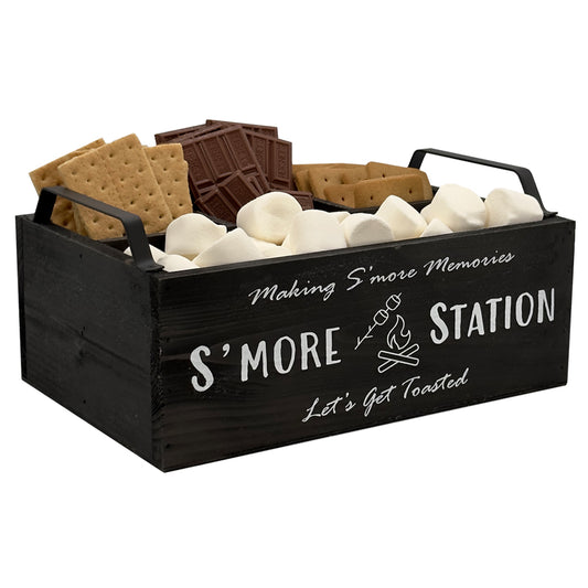 ABN5E190-BLK S'mores Stationgifts for fire pitcaddy stationsmores giftparty station movie kit