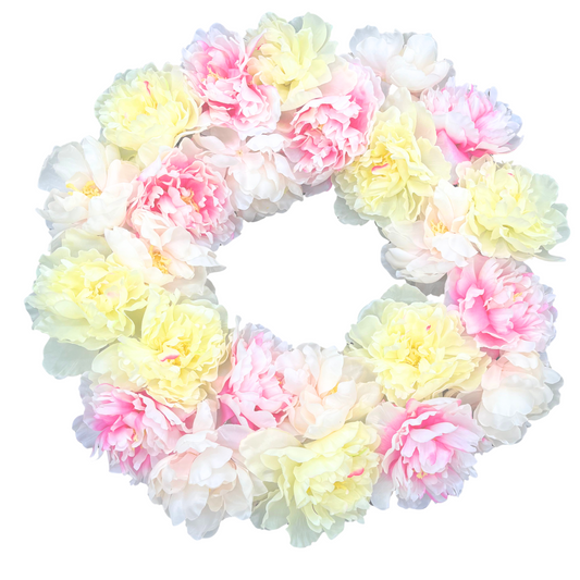 ABN1W001-NTRL Artificial 24" Peony    Pink