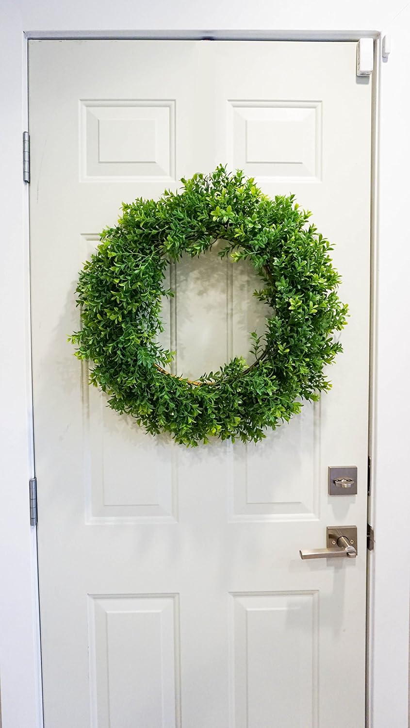 22" Artificial Boxwood Spring Summer