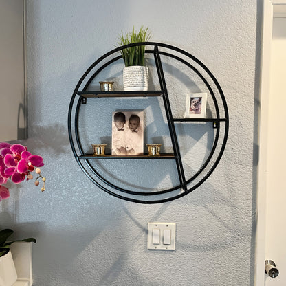3 Tier Floating Shelves Wall Mount Shelf