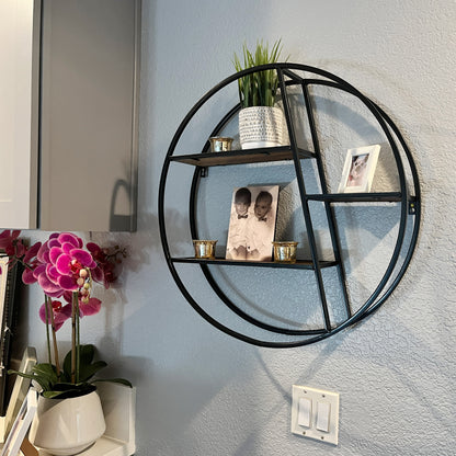 3 Tier Floating Shelves Wall Mount Shelf
