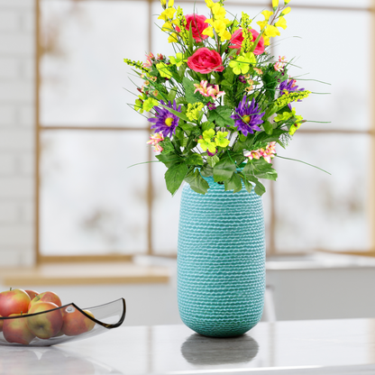 30 Stem Artificial flowers Morning Glory & Ranunculus Bush
