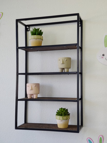 4 Tier Floating Shelves Wall Mount ShelfFarmhouse Shelf