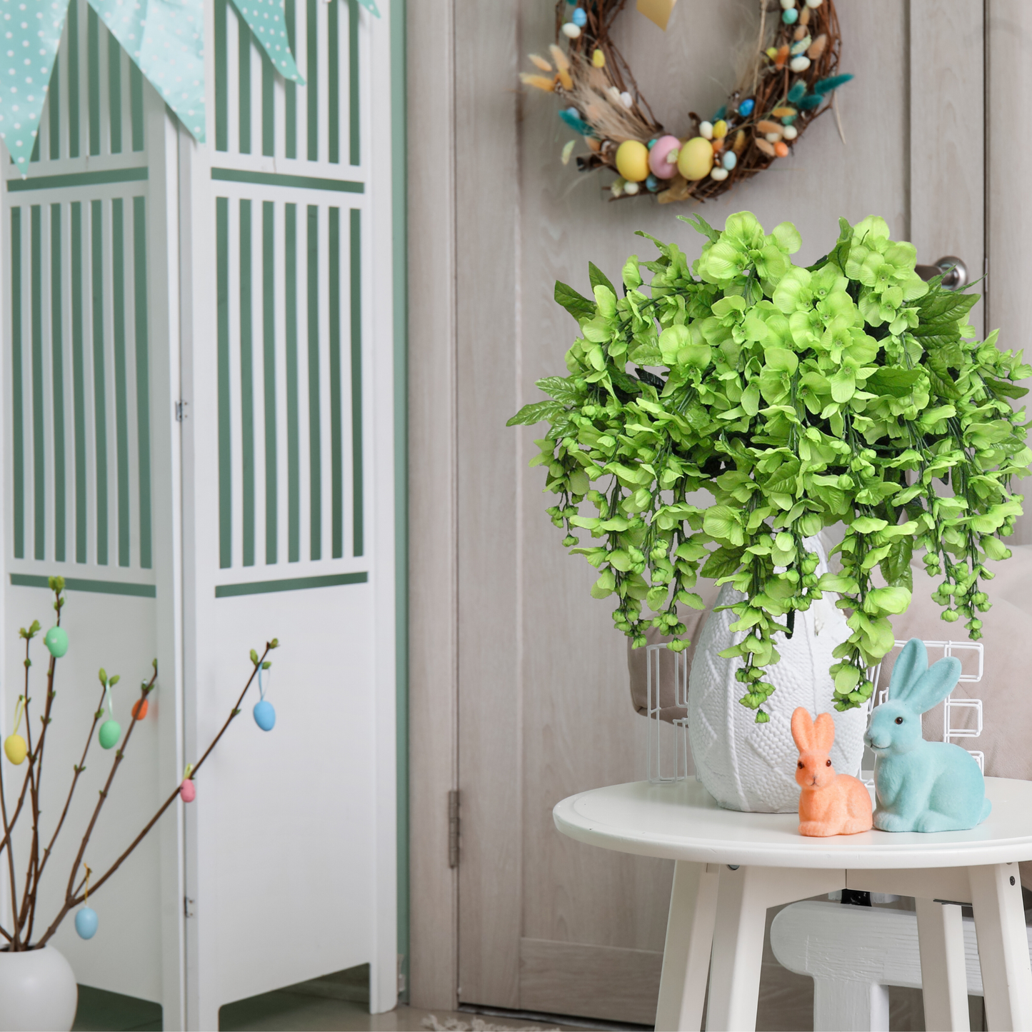 GPB392 15 Stem Artificial Hanging Wisteria