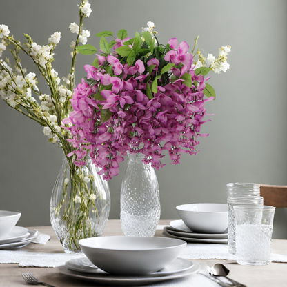 GPB392 15 Stem Artificial Hanging Wisteria