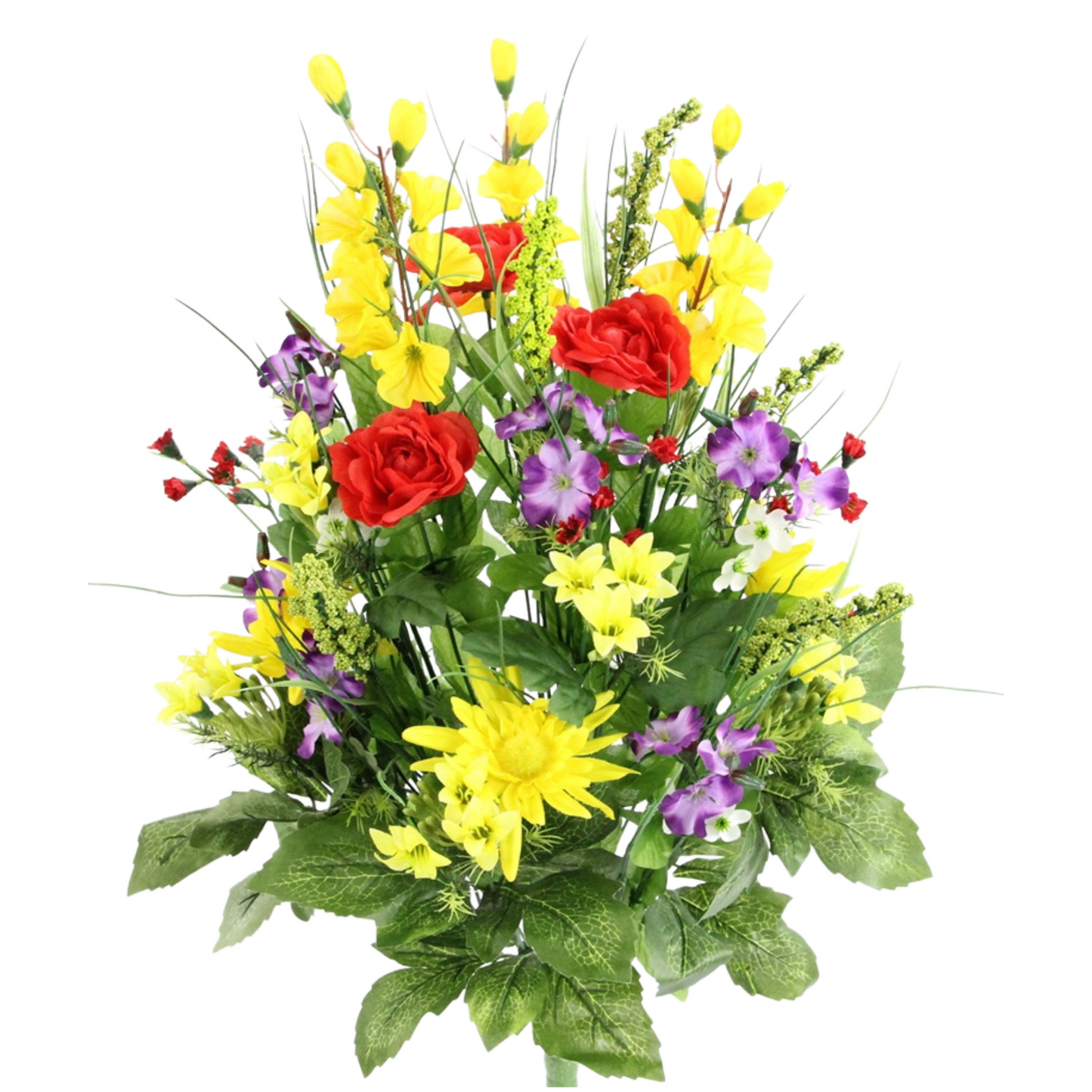 30 Stem Artificial flowers Morning Glory & Ranunculus Bush