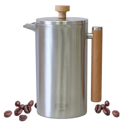French Press Coffee Maker, Maximum Flavor Coffee Brewer