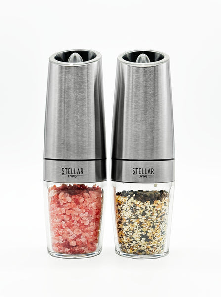 iBunnyShop Electric Salt and Pepper Grinder (Single Mill), Automatic Battery  Operated Shaker with Light - Yahoo Shopping