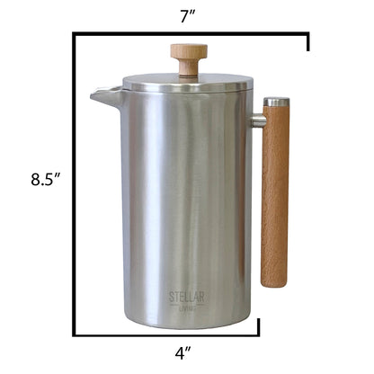 French Press Coffee Maker, Maximum Flavor Coffee Brewer