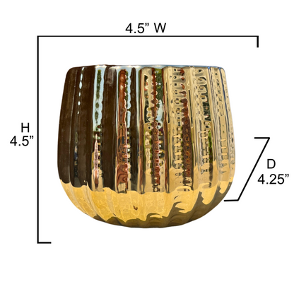 4" Ceramic Flower Planter Pot