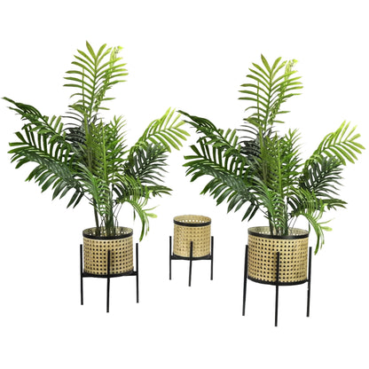 Set of 3  3 sizes Mid Century Planters Pot Flower Plants Holder