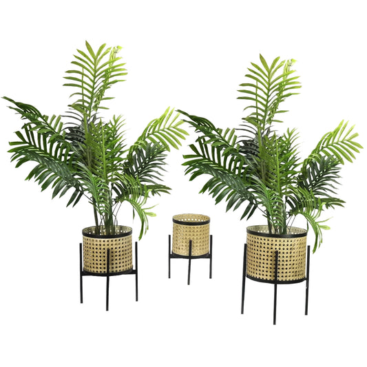 Set of 3  3 sizes Mid Century Planters Pot Flower Plants Holder