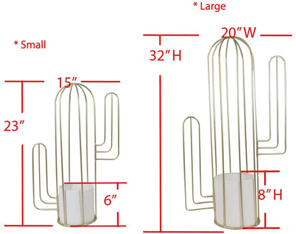 Set of 2 2 sizes Modern Cactus Planter Pot Flower Plant