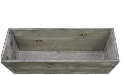 14"L Wood Planter Box Rectangle