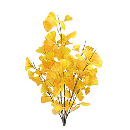 GPB6417 Artificial Ginko Bush 4 Pc Flower