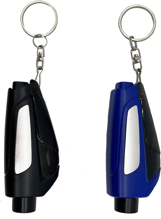 2-in-1 Vehicle Emergency Escape Tool Seatbelt Cutter & Window Breaker, ABN5M011-MIX