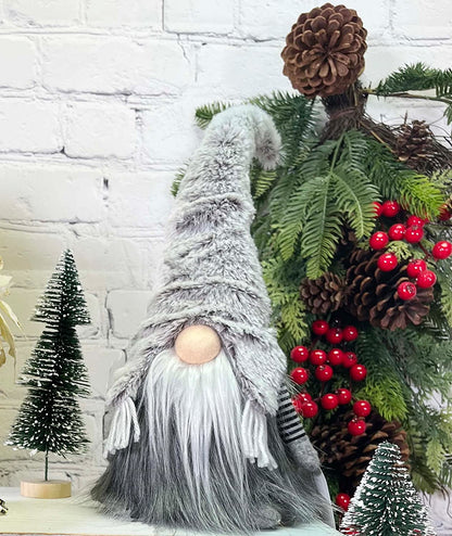 Nordic 16 inch Christmas Sitting Plush Tomte Gnome
