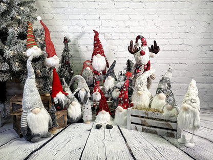 Nordic 16 inch Christmas Sitting Plush Tomte Gnome