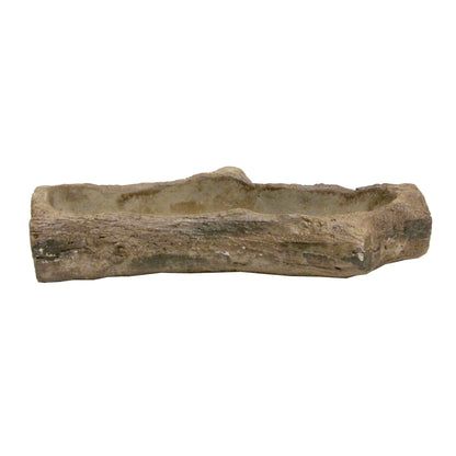 10" & 12" Cement Tree Log Planter Cement Pot
