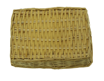 ABN5E102-NTRL Natural Willow Small Rectangle Basket