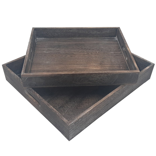 ABN5E116-NTRL 2 Piece Serving Tray Set