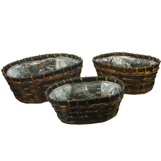 ABN5E141-SD 3 Piece Wicker Basket Set