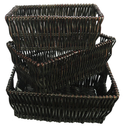 ABN5E142-SD 3 Piece Wicker Basket Set