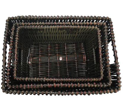 ABN5E142-SD 3 Piece Wicker Basket Set