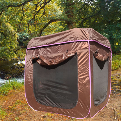 ABN5M008-PRPL Extended pop up SUV tent Cube