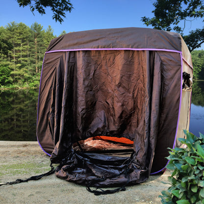 ABN5M008-PRPL Extended pop up SUV tent Cube