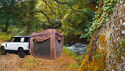 ABN5M008-PRPL Extended pop up SUV tent Cube