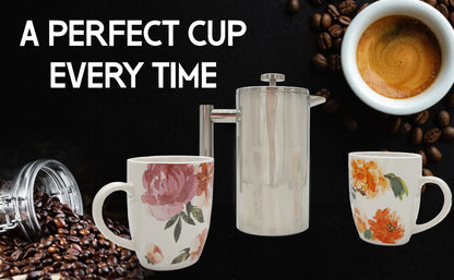 French Press Coffee Maker, Maximum Flavor Coffee Brewer