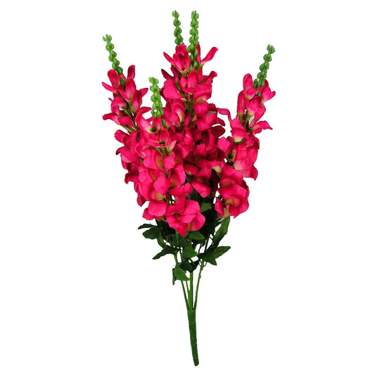 GPB0311 Artificial Blooming Snapdragon and Greenery Bush