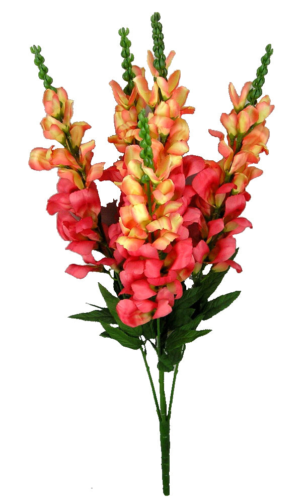 GPB0311 Artificial Blooming Snapdragon and Greenery Bush