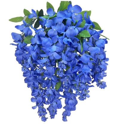 GPB392 15 Stem Artificial Hanging Wisteria