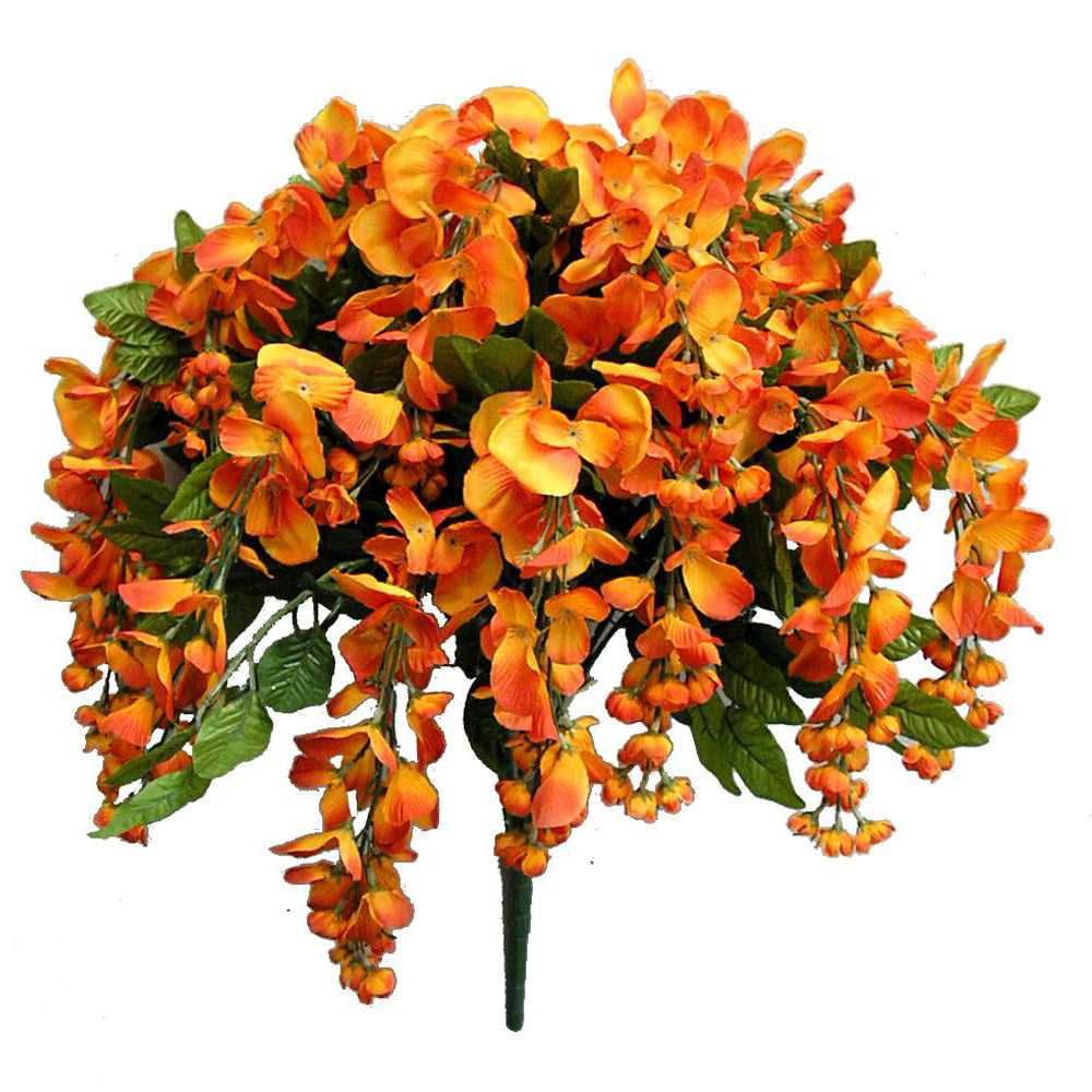 GPB392 15 Stem Artificial Hanging Wisteria