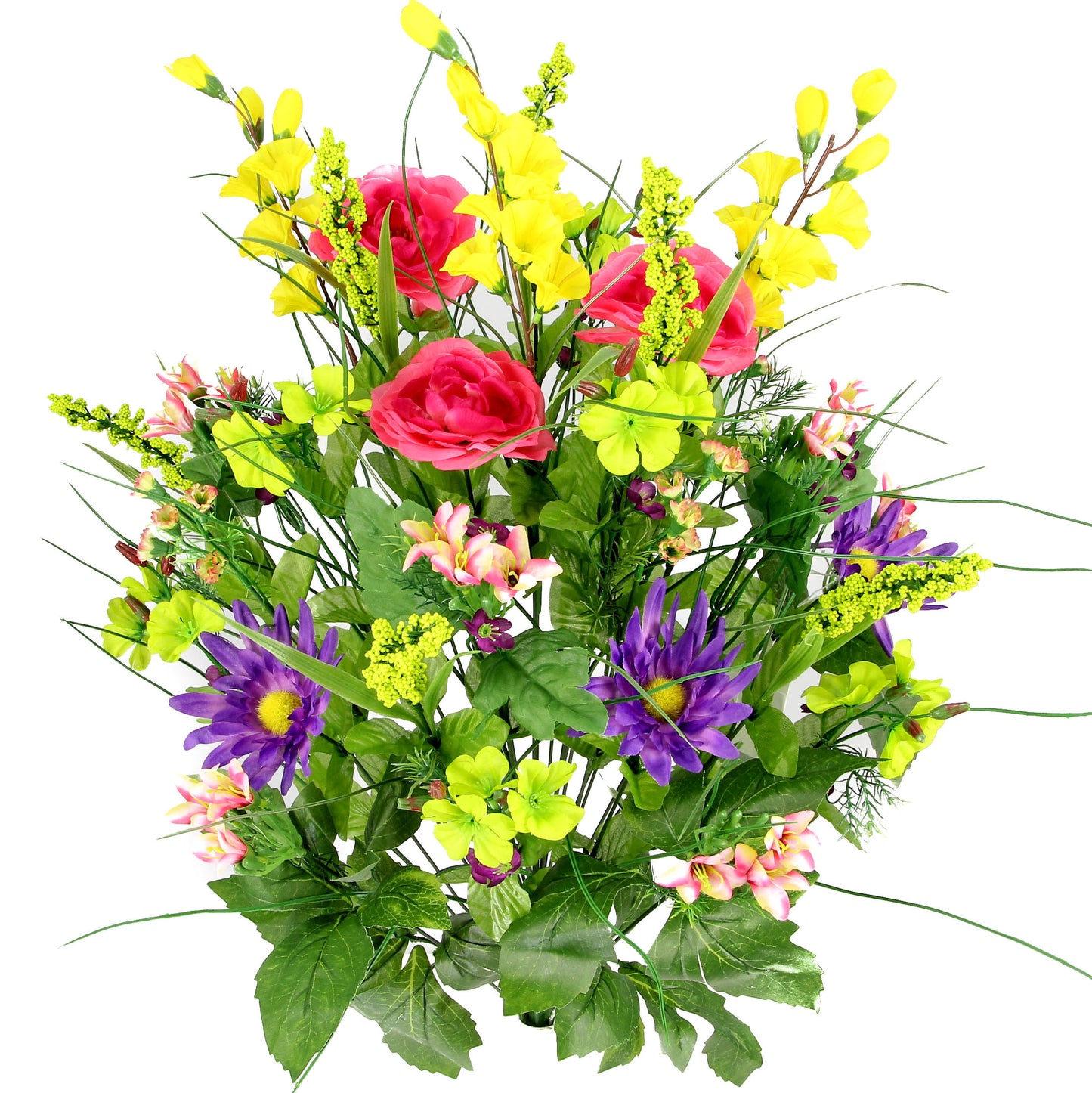 30 Stem Artificial flowers Morning Glory & Ranunculus Bush