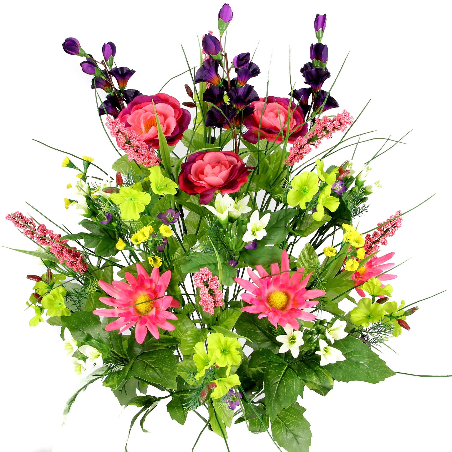 30 Stem Artificial flowers Morning Glory & Ranunculus Bush