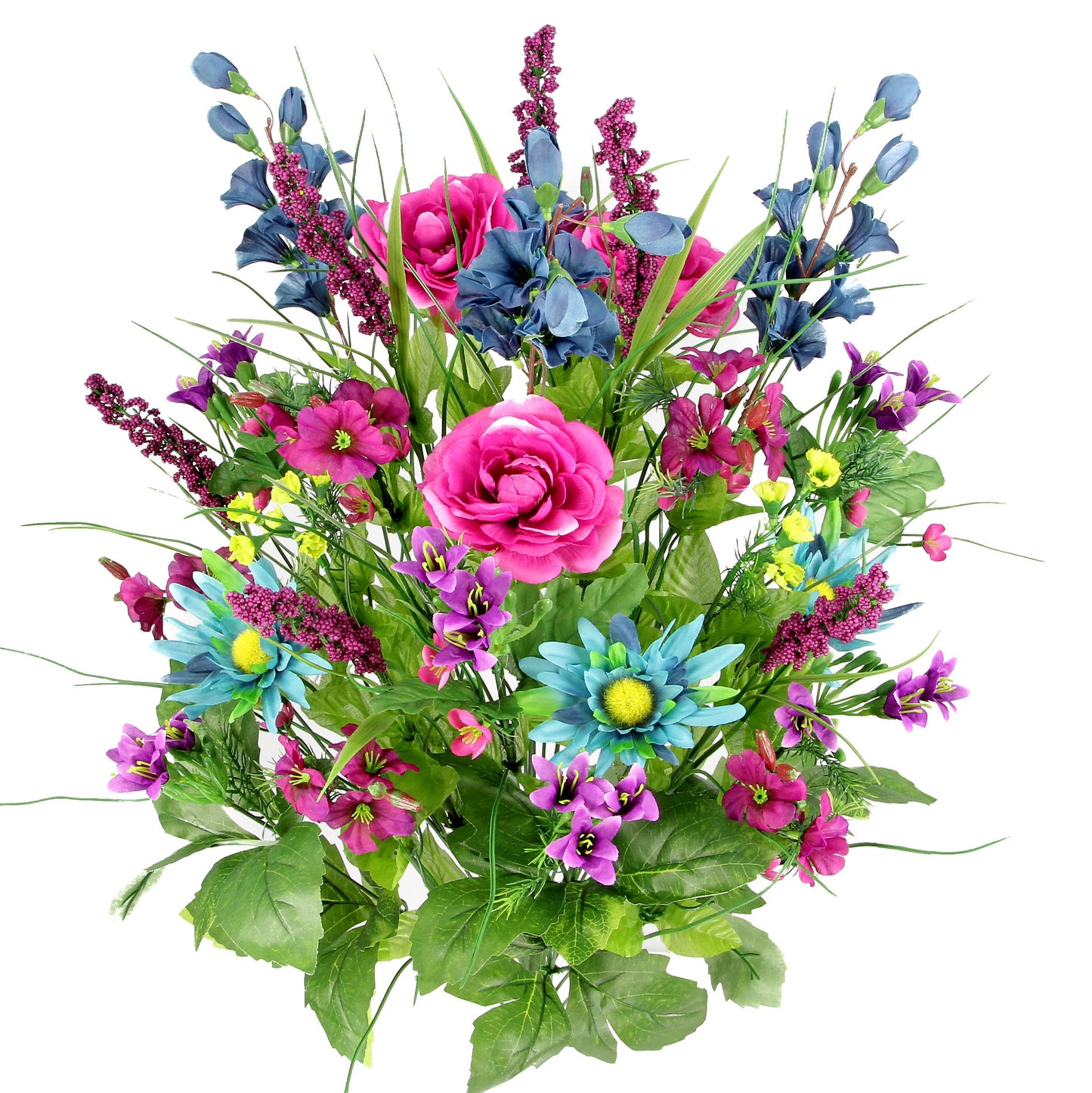 30 Stem Artificial flowers Morning Glory & Ranunculus Bush