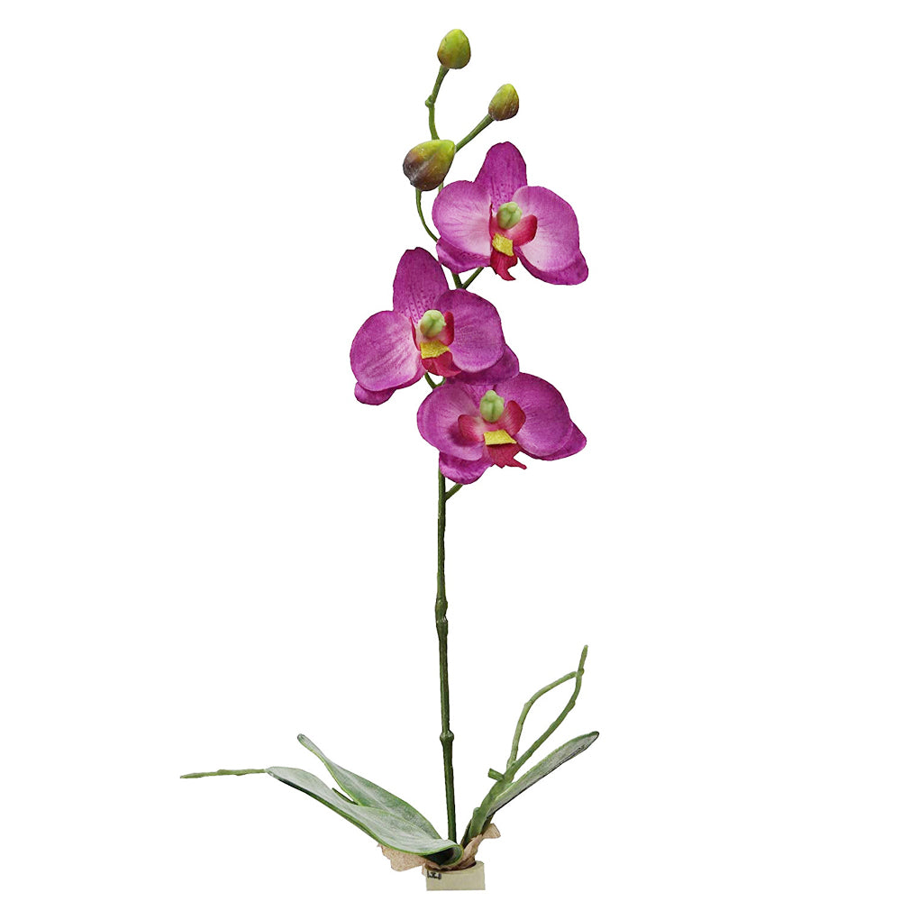 GPL952-DK.YW - 14"H Artificial Mini Orchid Yellow